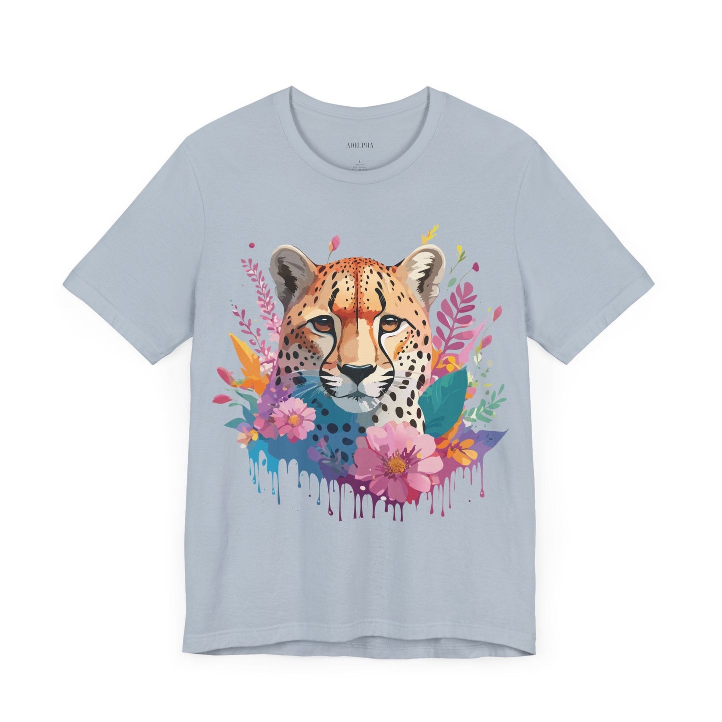 Cheetah Graphic Unisex 100 Cotton Artwork Tee 3