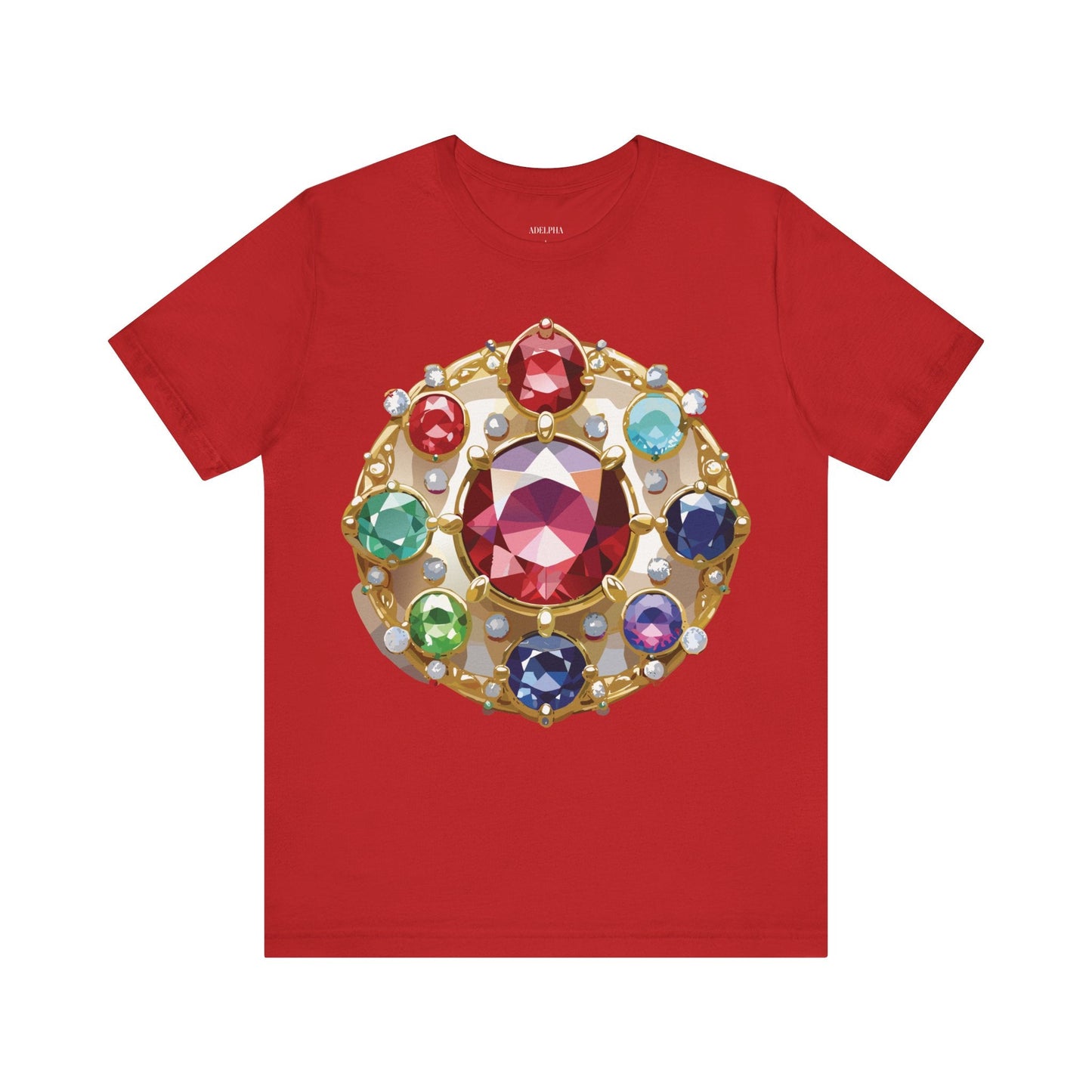 Adelpha Graphic T Shirt Unisex Vintage Artwork Tee Jewelry Design Short Sleeve Art Print