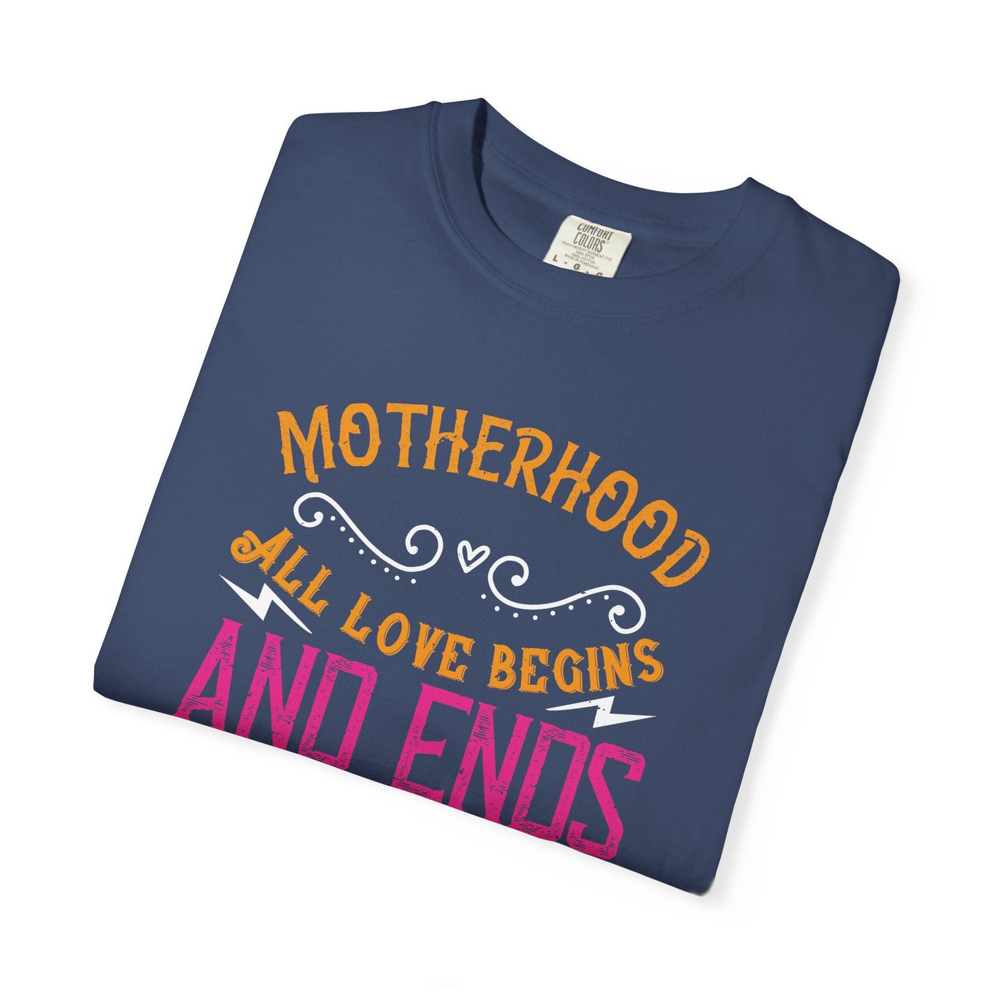 Mom T-shirt Mother Day Mama Tee Unisex Comfort Colors Garment-Dyed Cotton h85