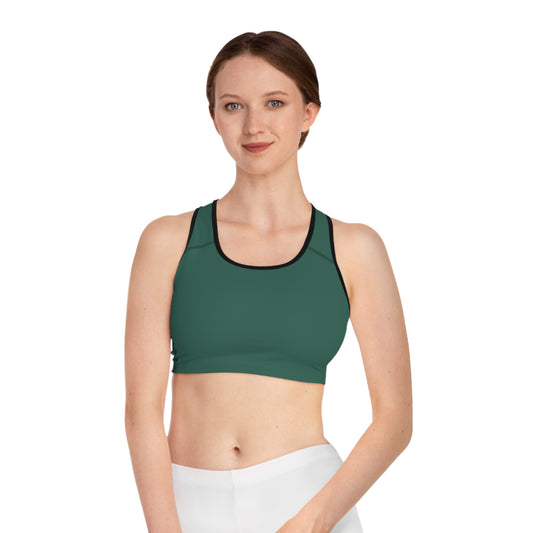 Green Color Sports Bra, Green Sports Bra 11