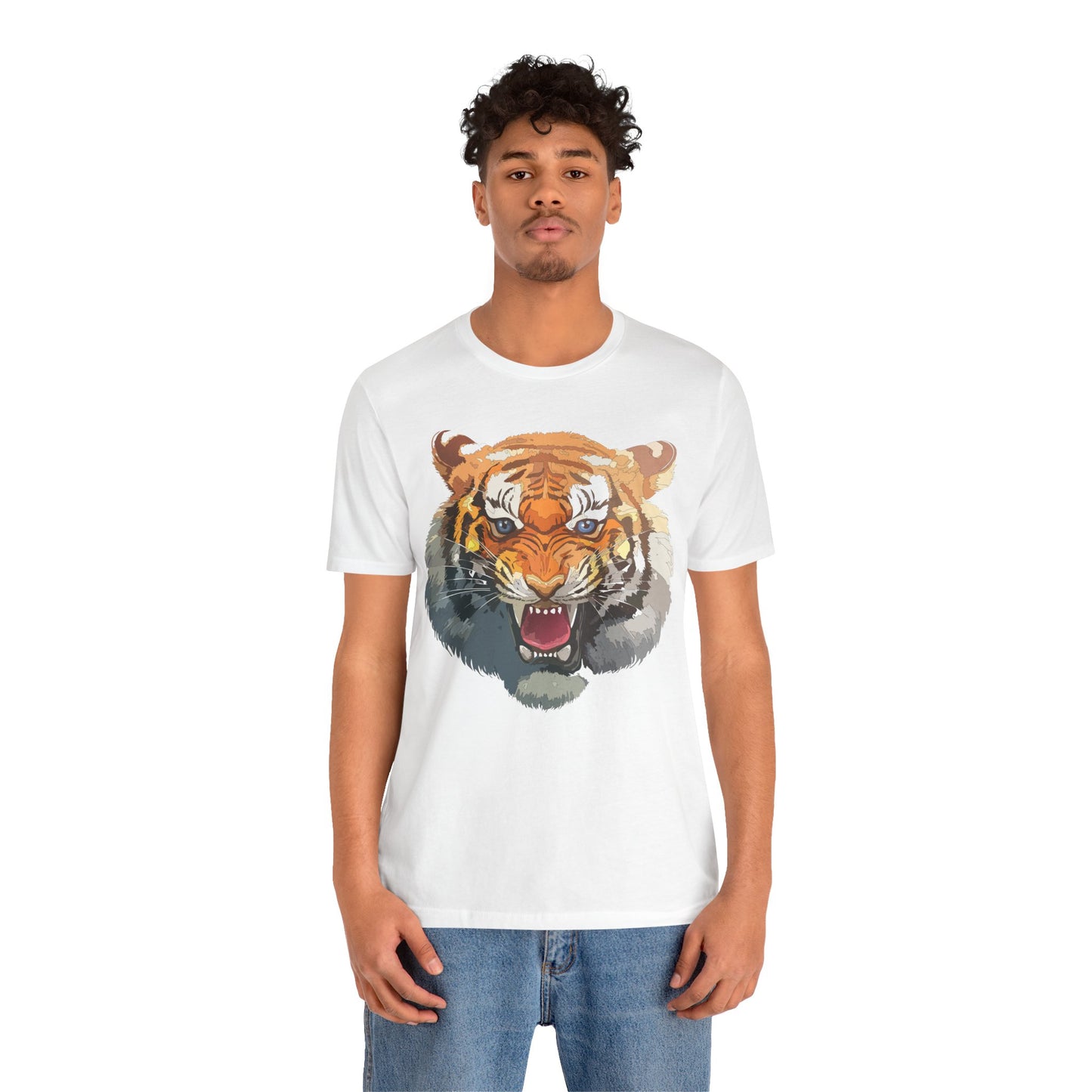 Tiger Shirt, Animal Shirt, T-Shirt with Tiger, Art Design Tee, Animal Tees, Safari T-Shirt, Graphic Design Tee 14