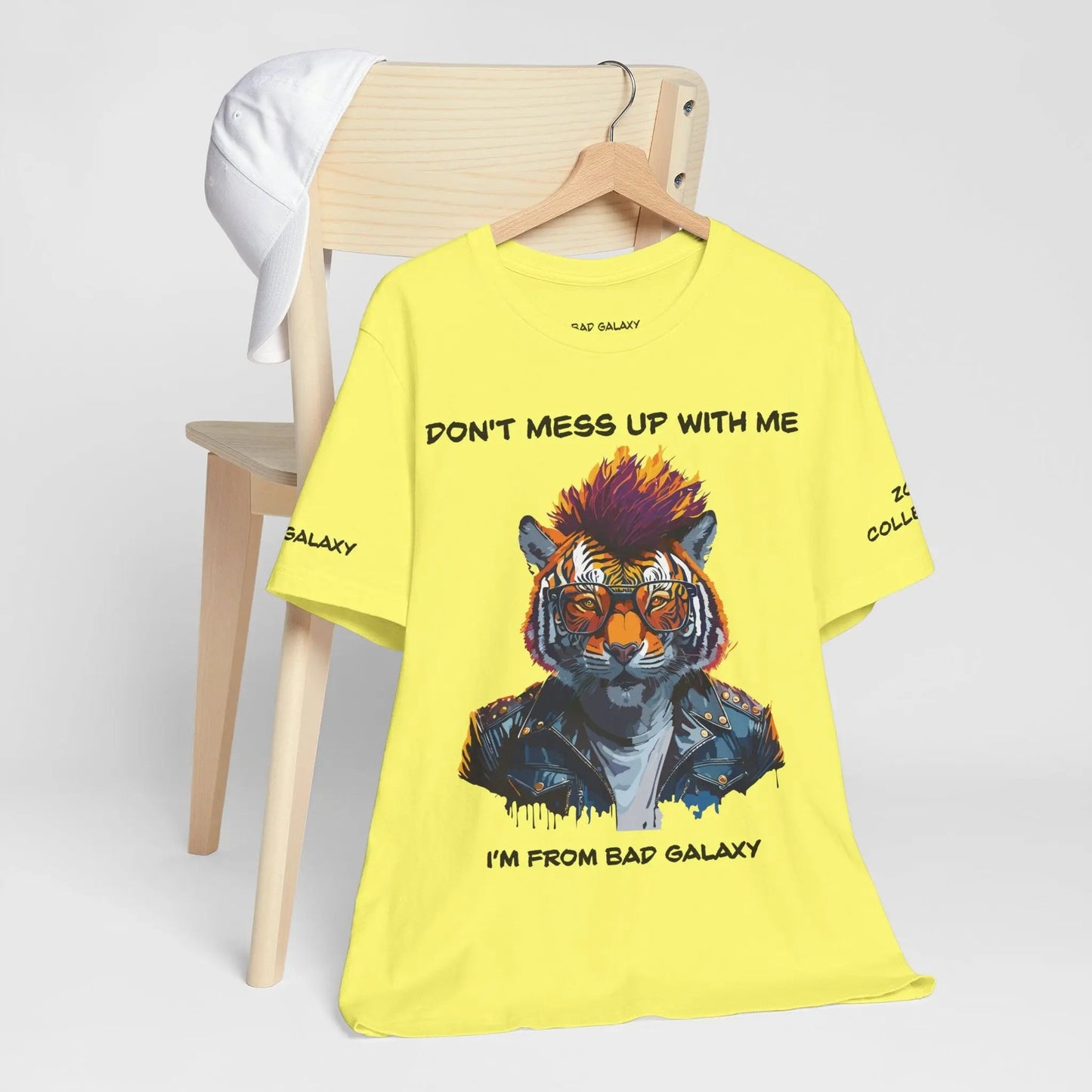 Bad Galaxy Animal T Shirt Cotton Comfort Eco Friendly Inks Printed In USA Free Shipping