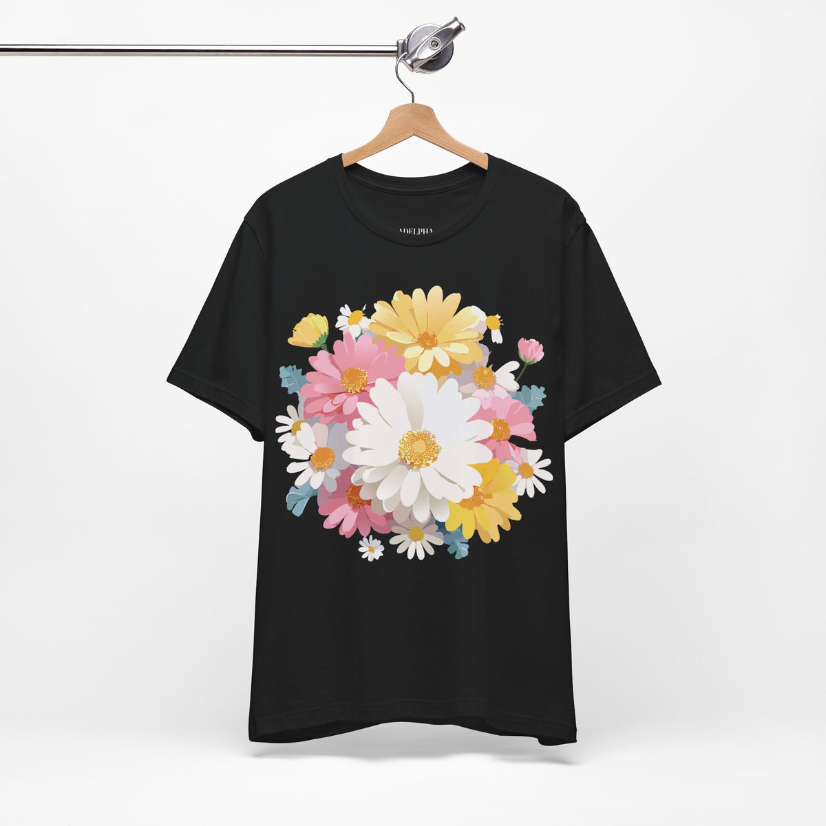 Floral Graphic Tee Shirt - Bella+Canvas Unisex 100 Cotton 33