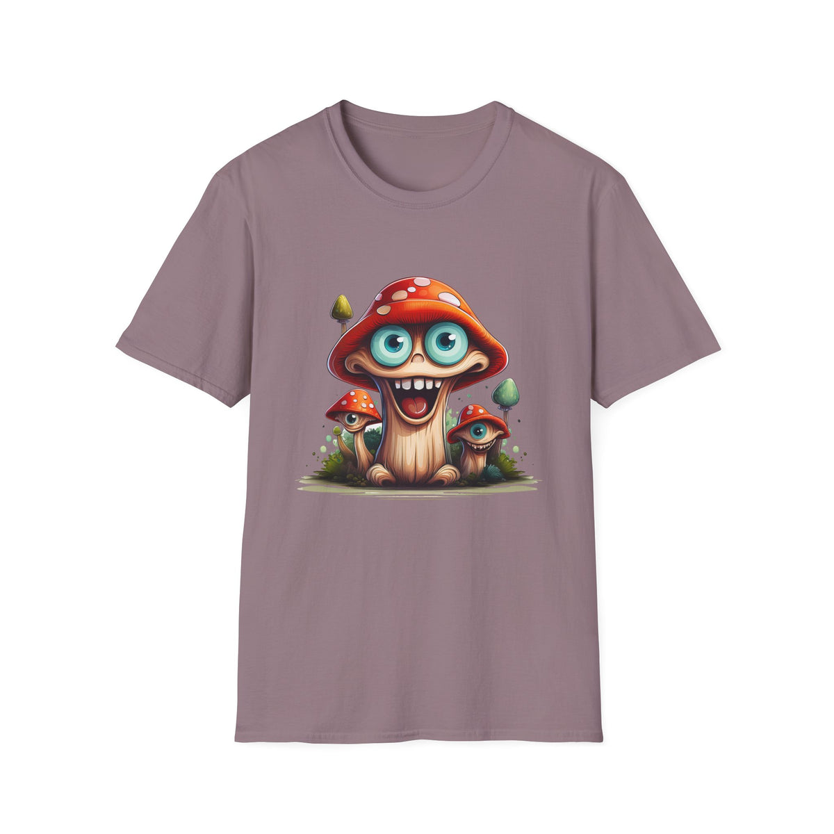 Funny Mashroom Graphic Tee Gildan Unisex 100 Cotton Tee Shirt h25