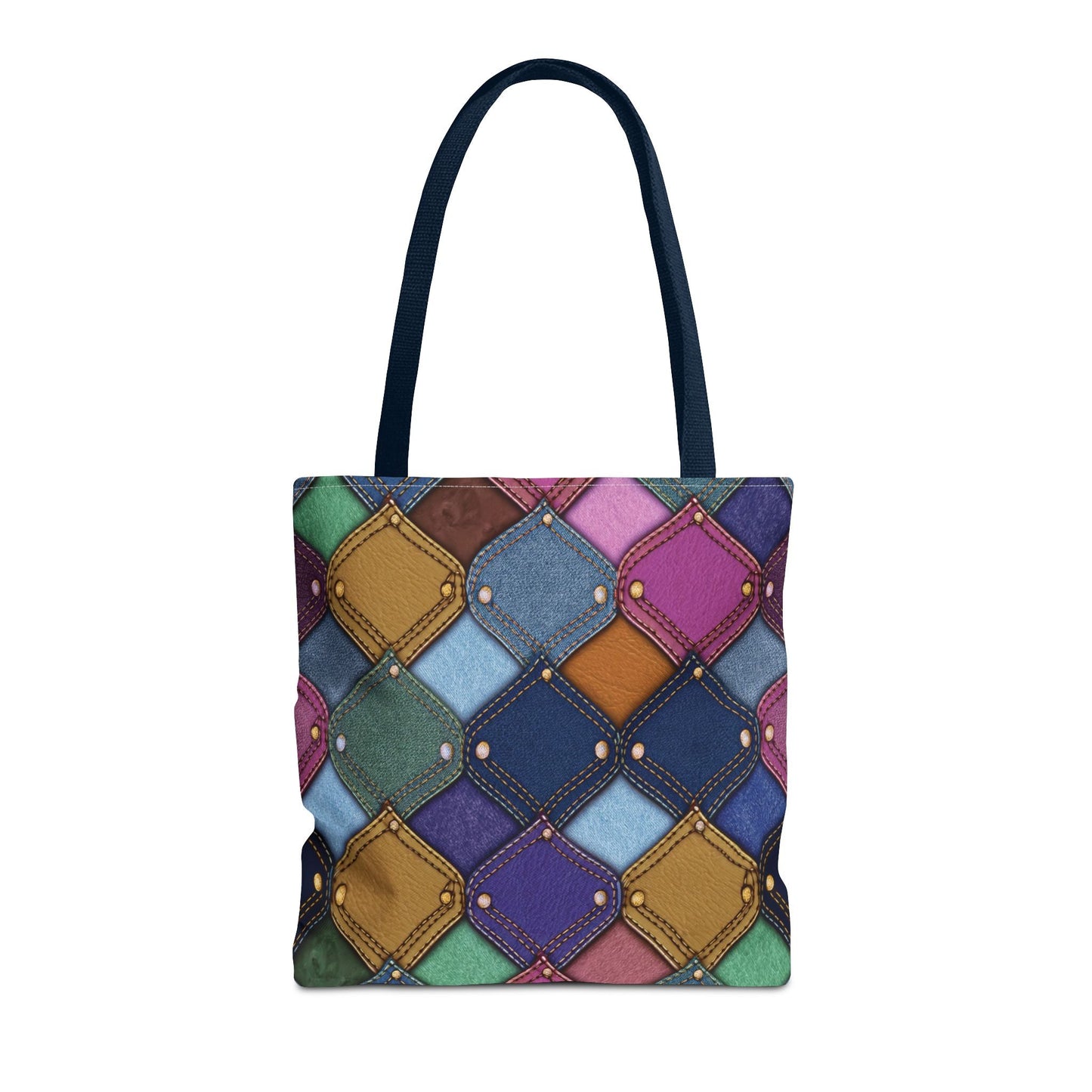 Denim Canvas Bag, Tote Bag Denim Printify