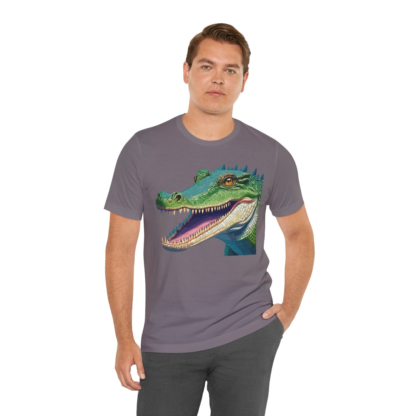 Unisex Animal Tee Shirt With Animals Art Design Wild Animals Jersey Short Sleeve