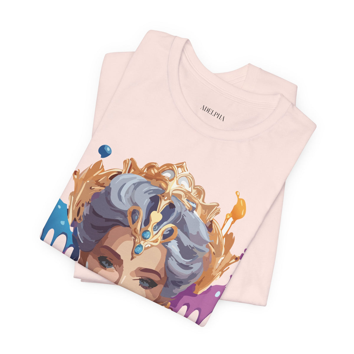 Queen Graphic Unisex Cotton Bella+Canvas Tee with Art Design m193