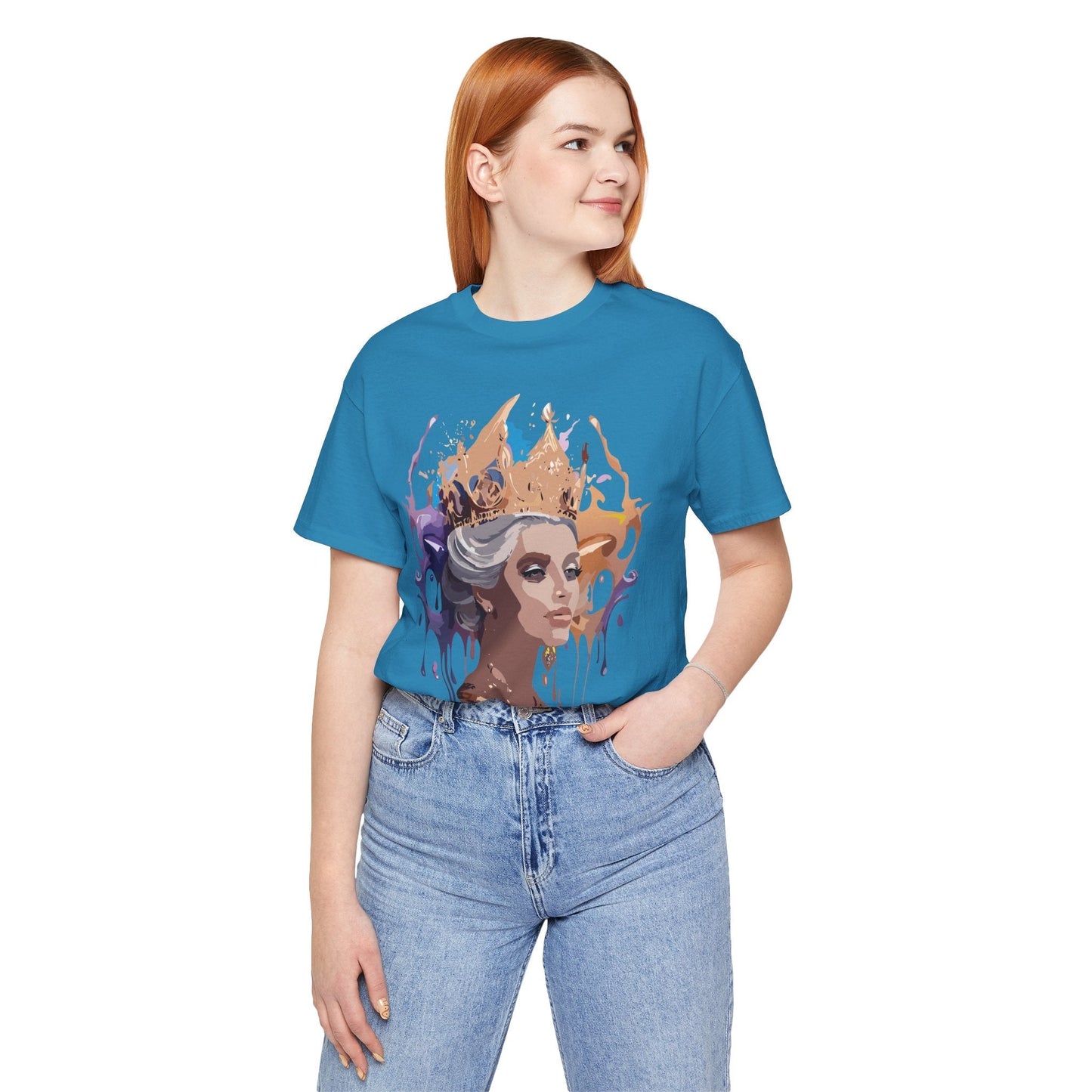 Queen Graphic T Shirt Adelpha Unisex Jersey Short Sleeve Art Design Tee Vintage Inspired Artwork