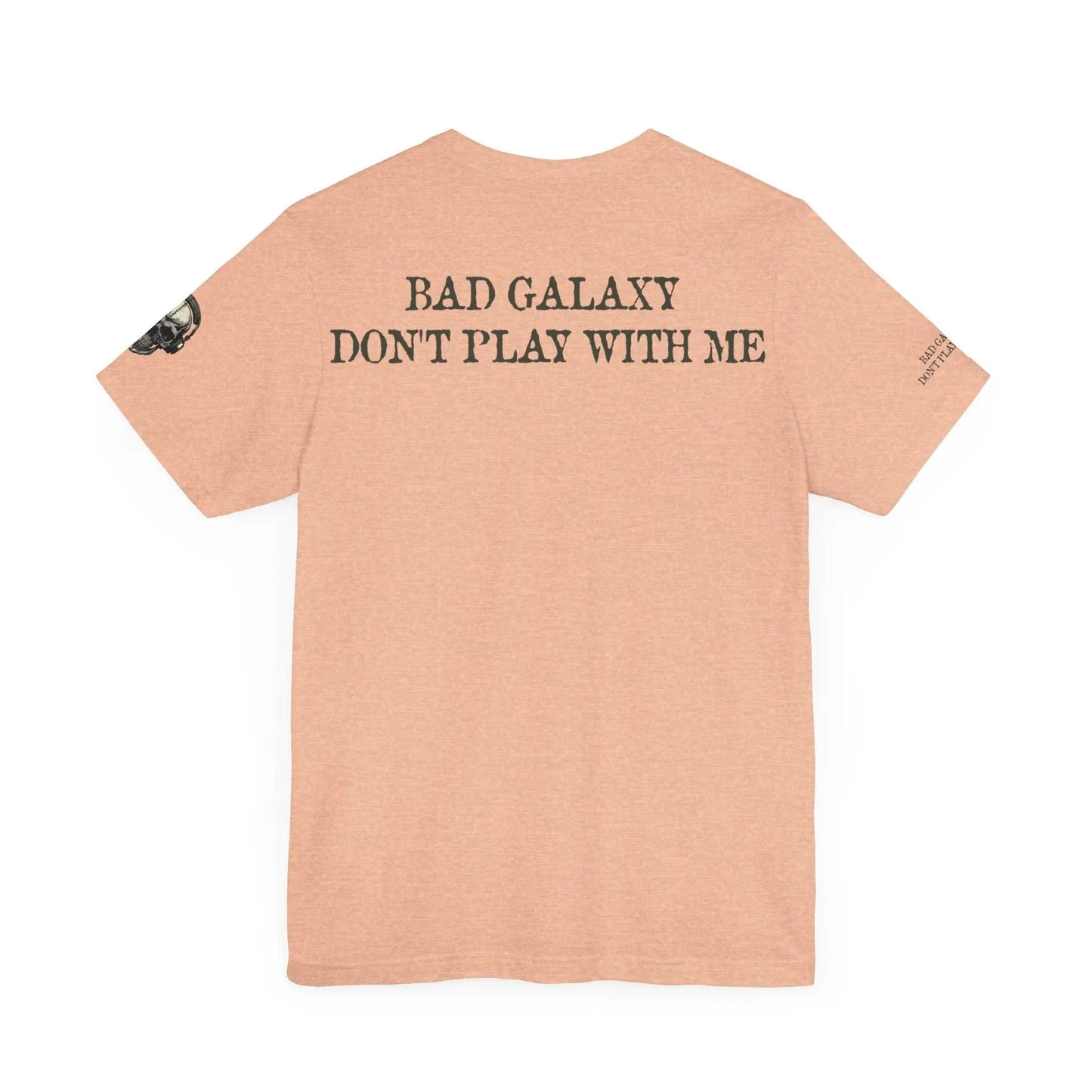 Skull T Shirt From Bad Galaxy Made To Order 100 Percent Cotton With Eco Friendly Inks Free Shipping
