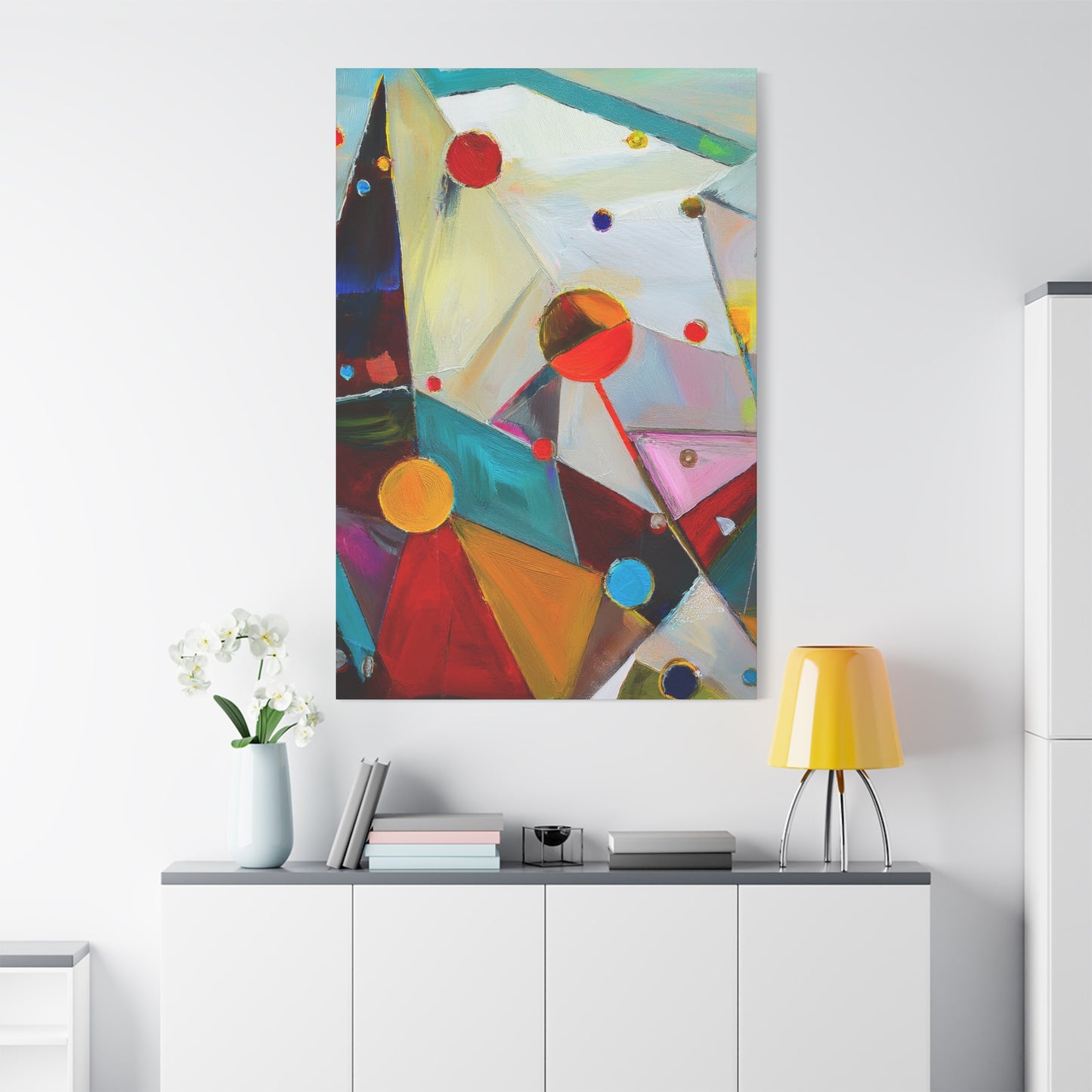 Abstract Oil Painting Print Canvas 20x24,20x30,24x30 24x32,24x36,30x40 32x48,36x48,40x60 Pine-Wood Inner Frame ABS-172