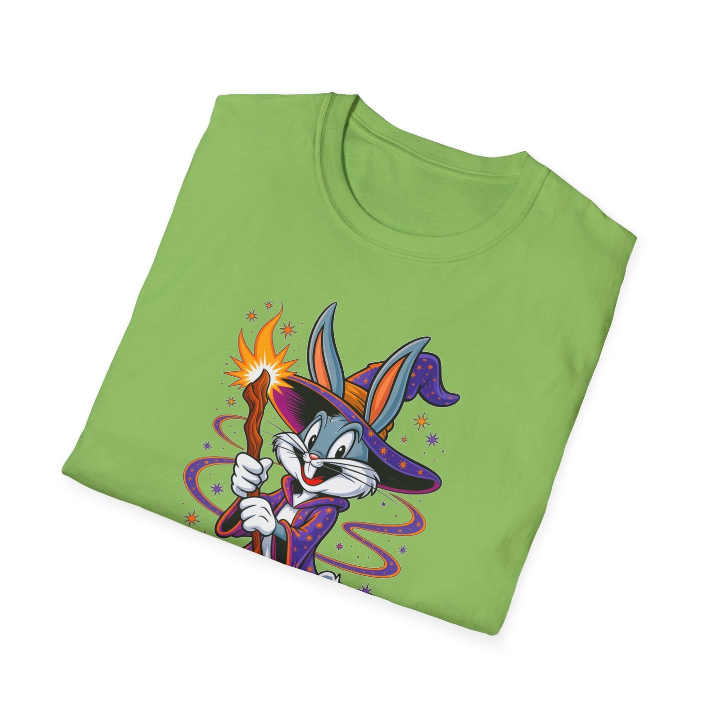 Cartoon Bunny Graphic Unisex Cotton Animal Animation Artwork Design Tee 3