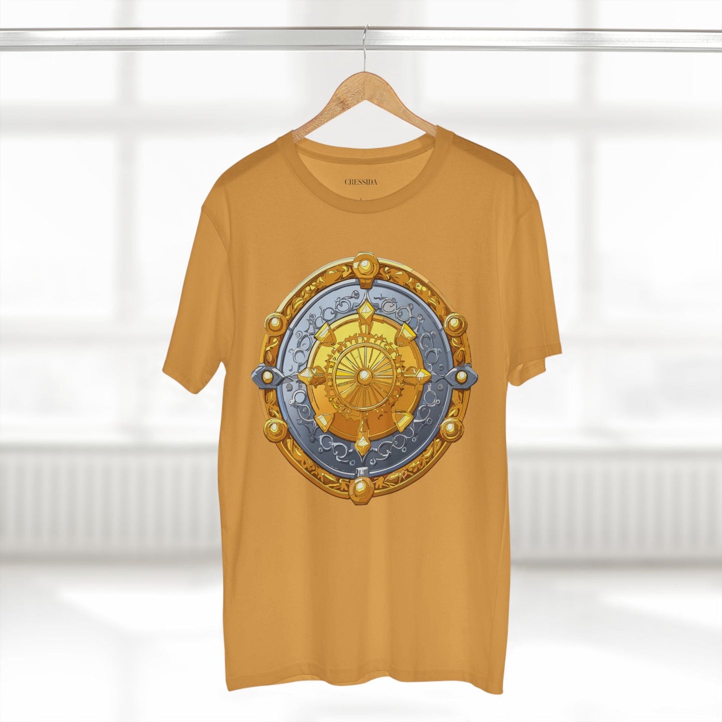 Antique Gold Coin Graphic Design T-Shirt Unisex 100 Cotton With Golden Print Artwork Tee 6