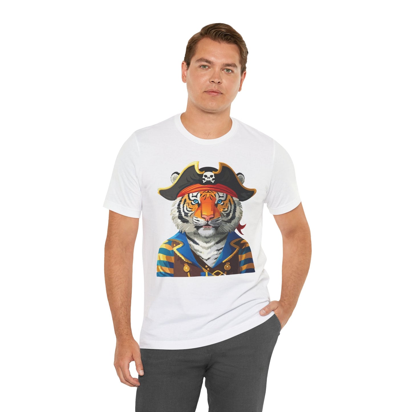 Unisex Animal Tee Shirt Art Design With Wild Animals Gildan Softstyle Cotton T Shirt