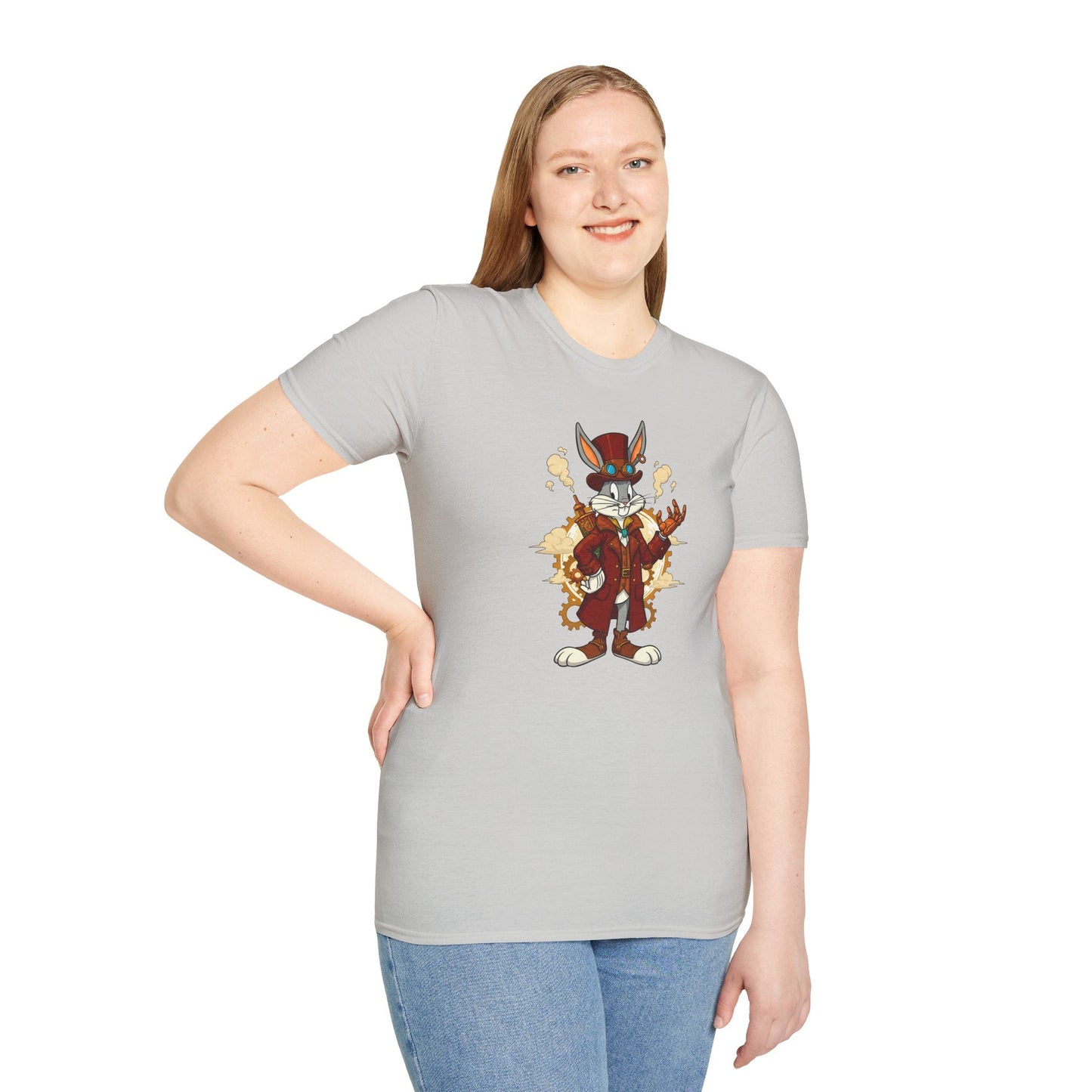 Bugs Bunny Shirt Cartoon T Shirt Unisex Gildan Softstyle 64000 Cotton Tee For Animation Fans