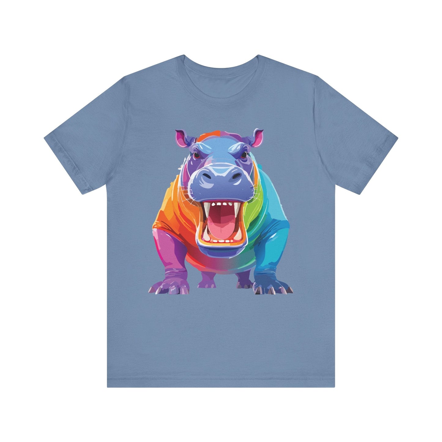 Unisex Animal Tee Shirt With Art Design Wild Animals Graphic Tee For Men Women All Sizes