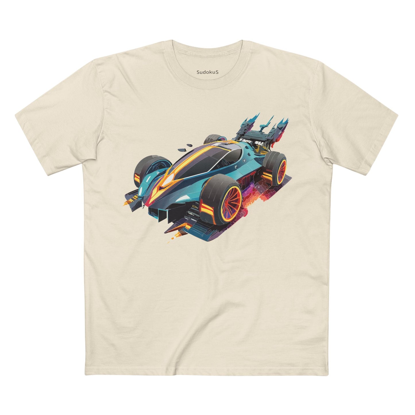 Car Graphic Unisex 100 Cotton Staple Tee 20
