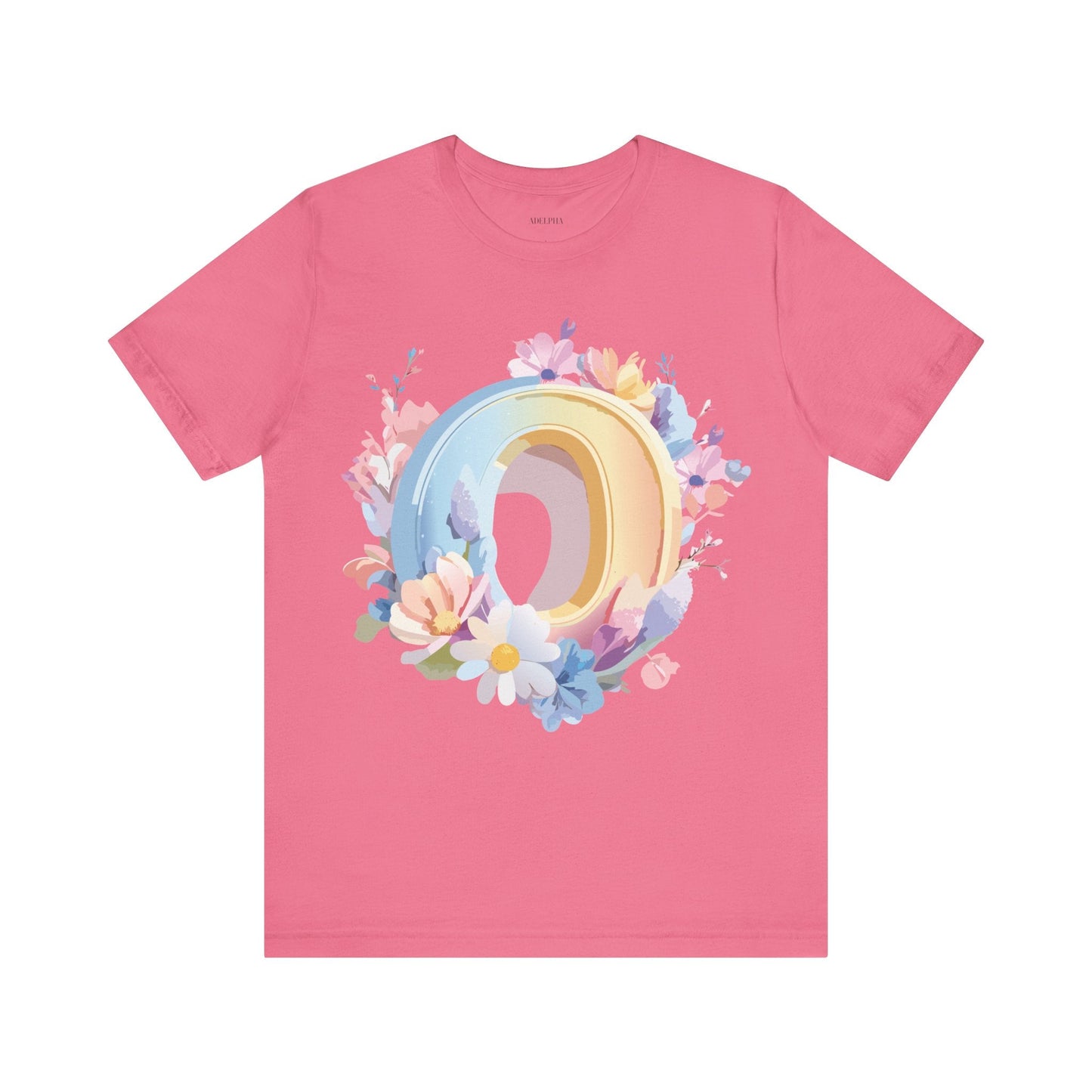 Adelpha Letter O Shirt Unisex Graphic Tee Vintage Inspired Art Design Jersey Short Sleeve