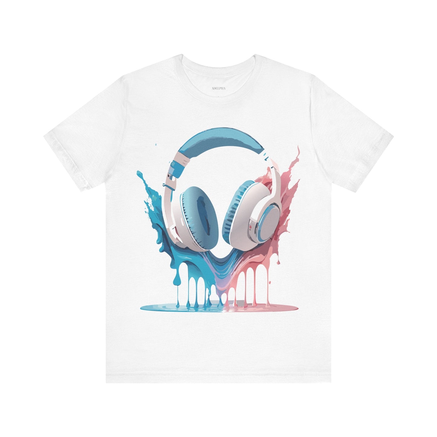 Music Graphic Unisex 100 Cotton Vintage Art with Musical Elements Tee 92