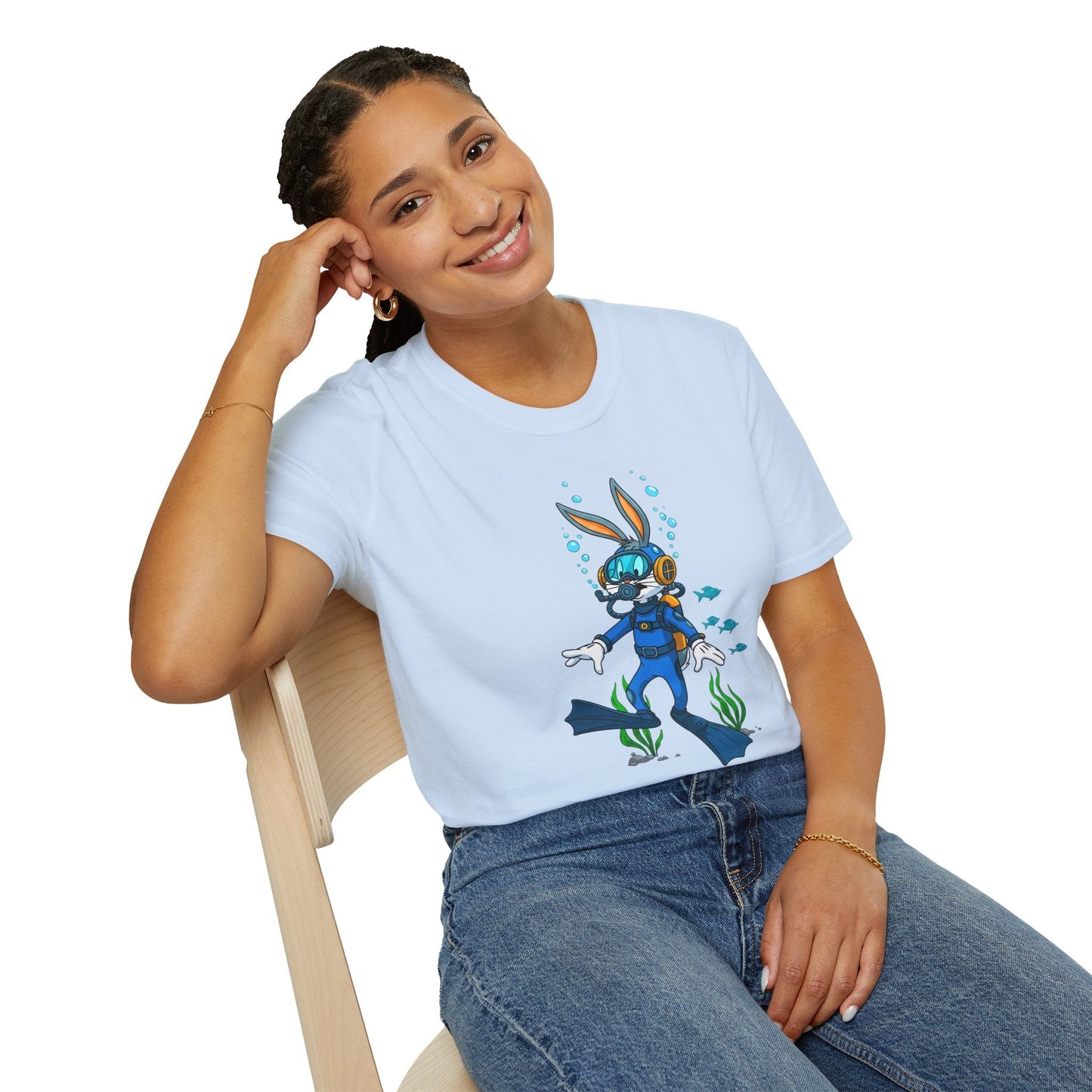 Bugs Bunny Shirt Unisex T Shirt Cartoon Tee Animation Design Softstyle Graphic Cotton