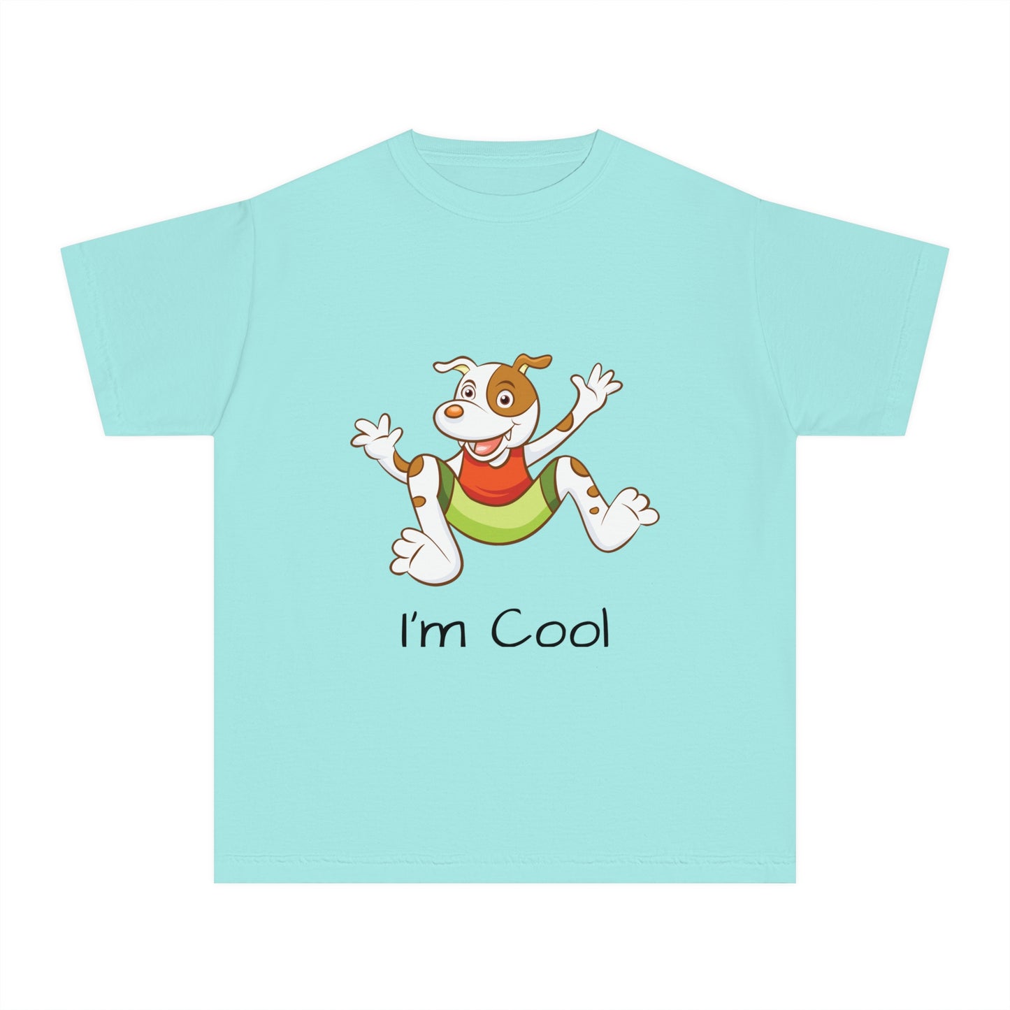 Youth Tee Shirt with Cool Dog