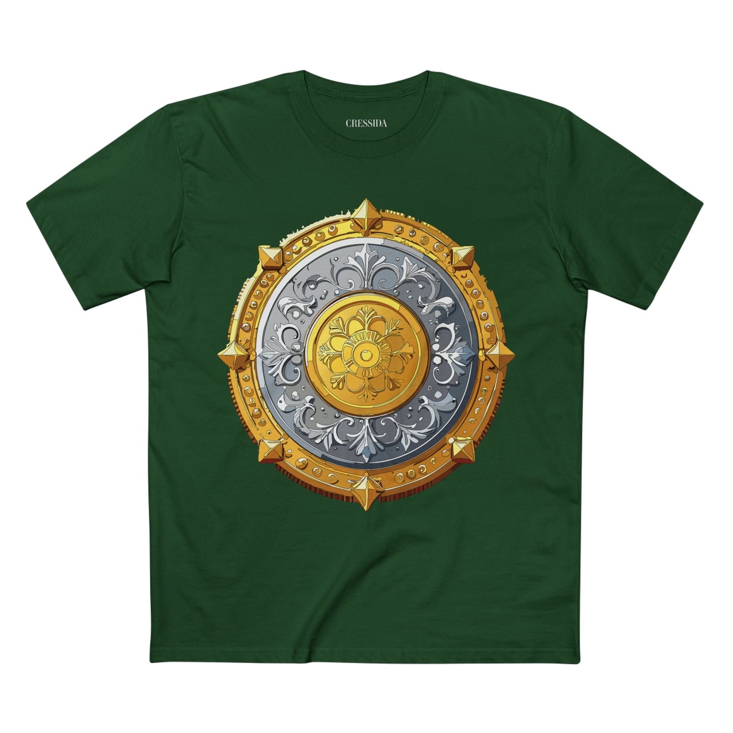 Antique Gold Coin Graphic Design T-Shirt Unisex 100 Cotton With Golden Print Artwork Tee 22