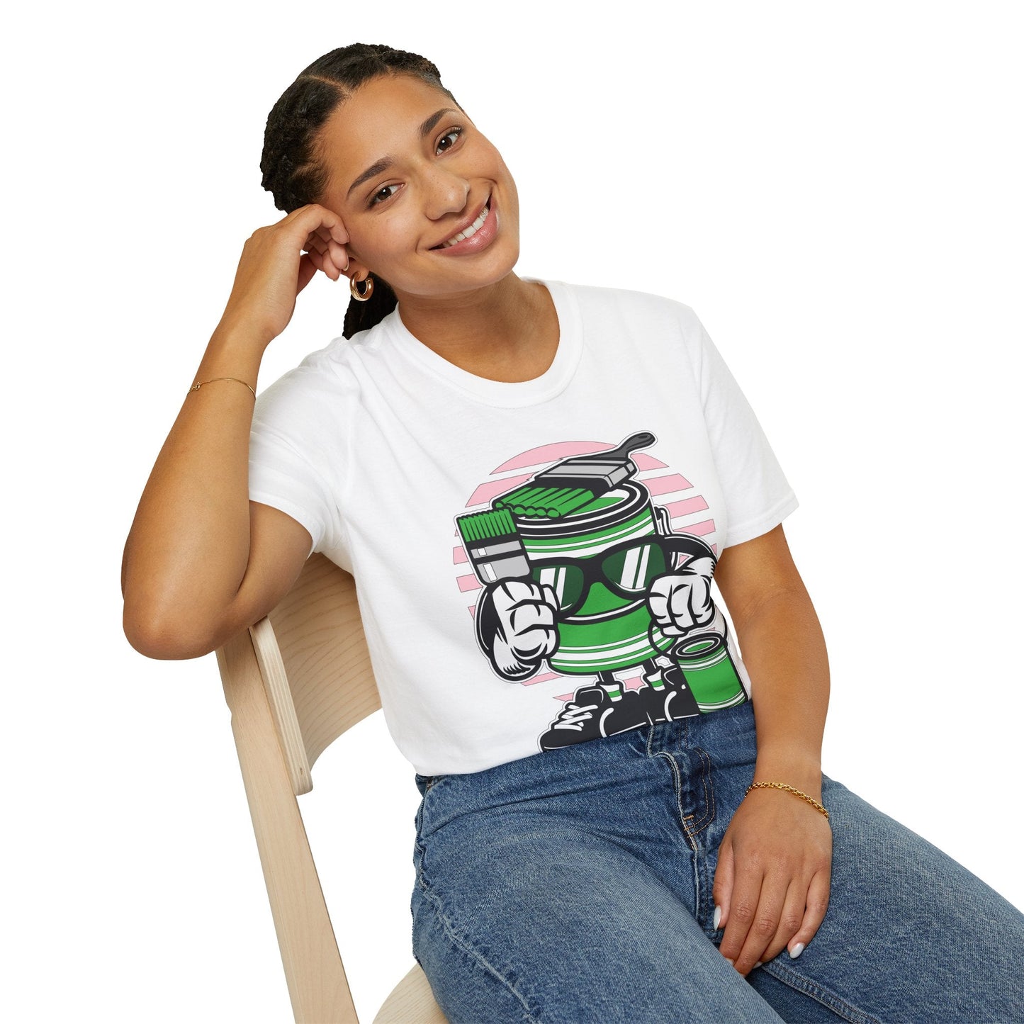 Cartoon T Shirt Animation Tee Funny Graphic Shirt For Unisex Gildan Softstyle 64000 Art Design
