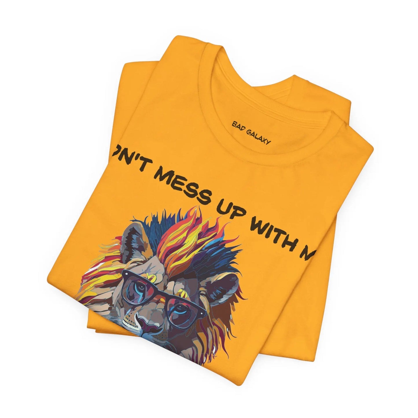 Animal T Shirt From Bad Galaxy Made To Order 100 Percent Cotton Tee Eco Friendly Non Toxic Inks USA