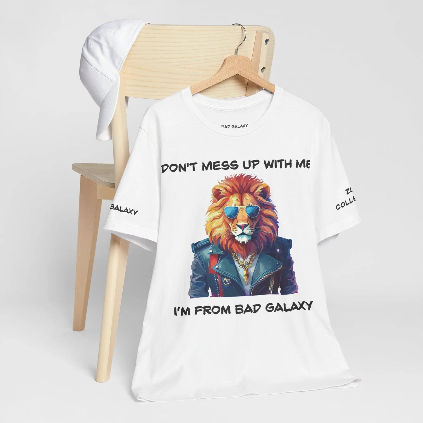 Animal T Shirt By Bad Galaxy Unisex 100 Percent Cotton Graphic Tee Eco Friendly Made In USA