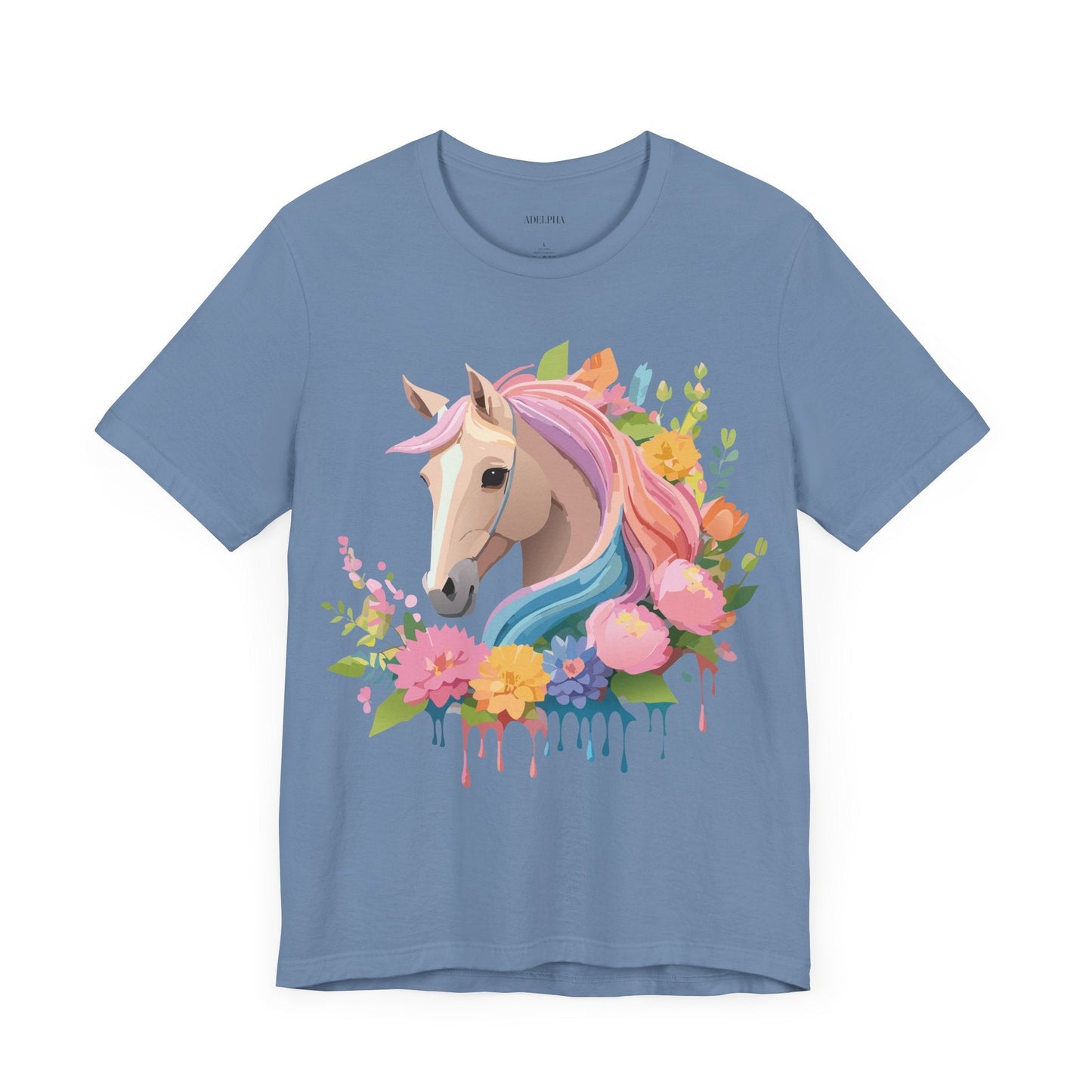 Horse Graphic Unisex 100 Cotton Vintage Animal Art T-Shirt 2