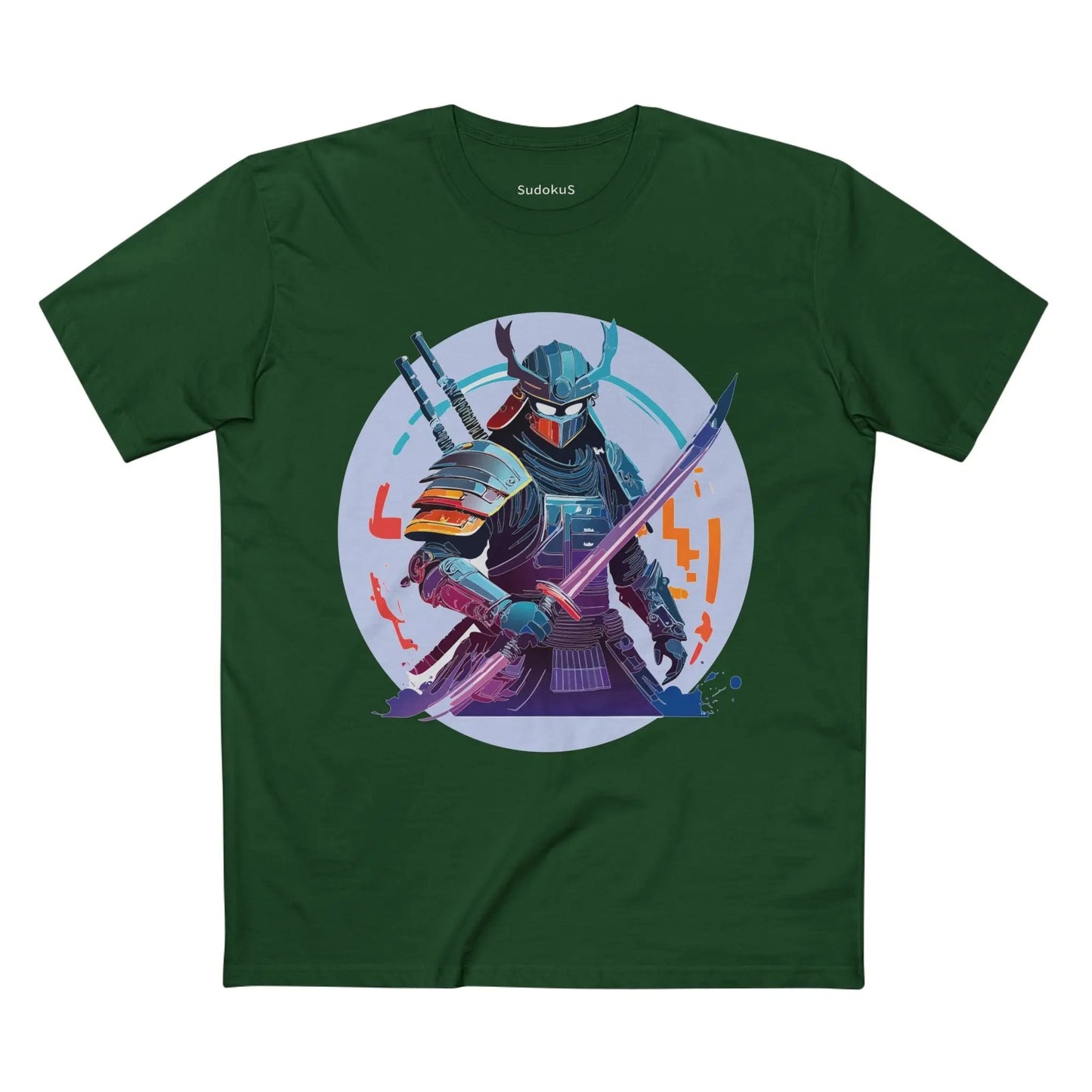 Samurai Graphic Unisex 100 Cotton Staple Tee 5