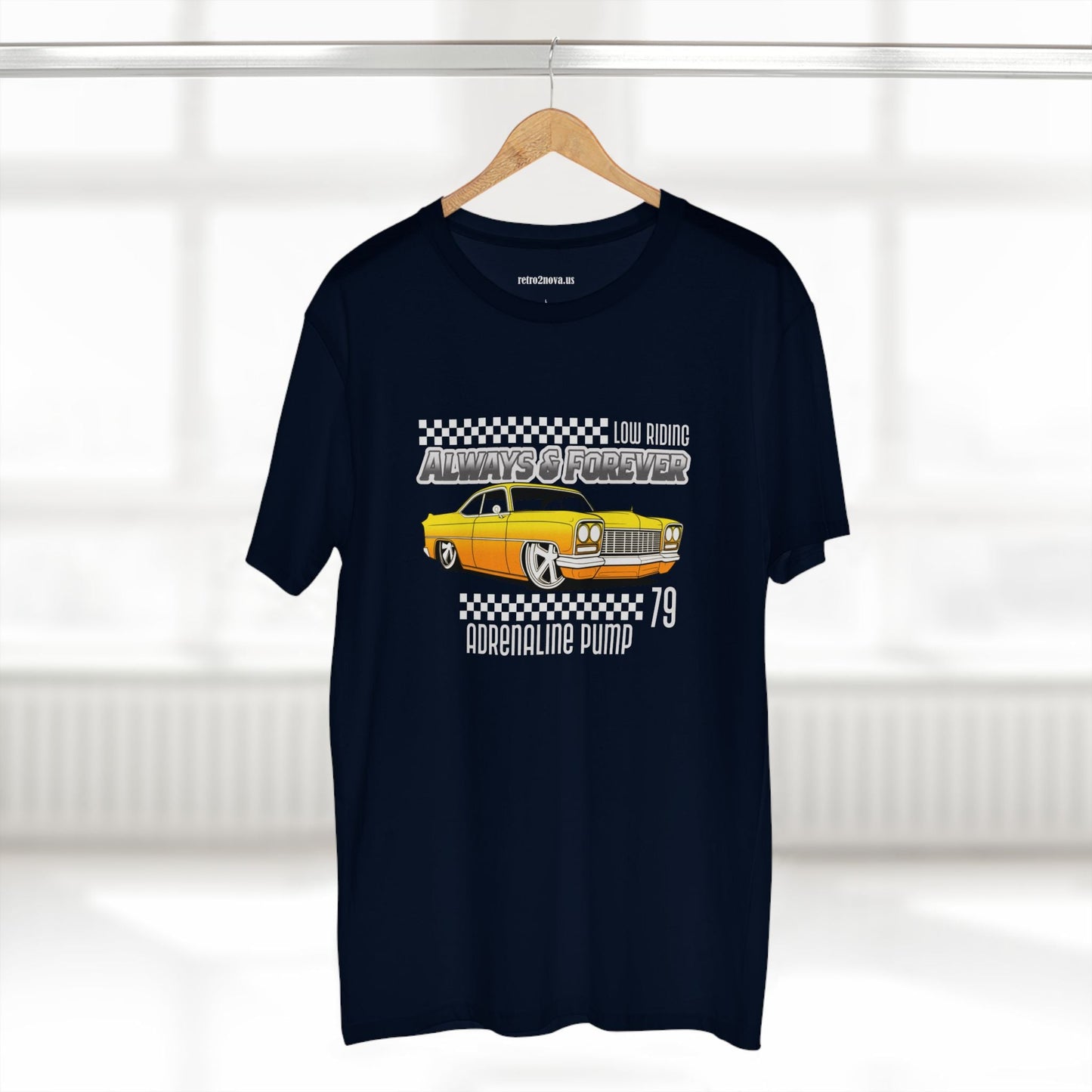 Retro Car Tee Unisex Vintage Car Shirt With Original Art RC-6 Premium Cotton Soft Breathable Comfort