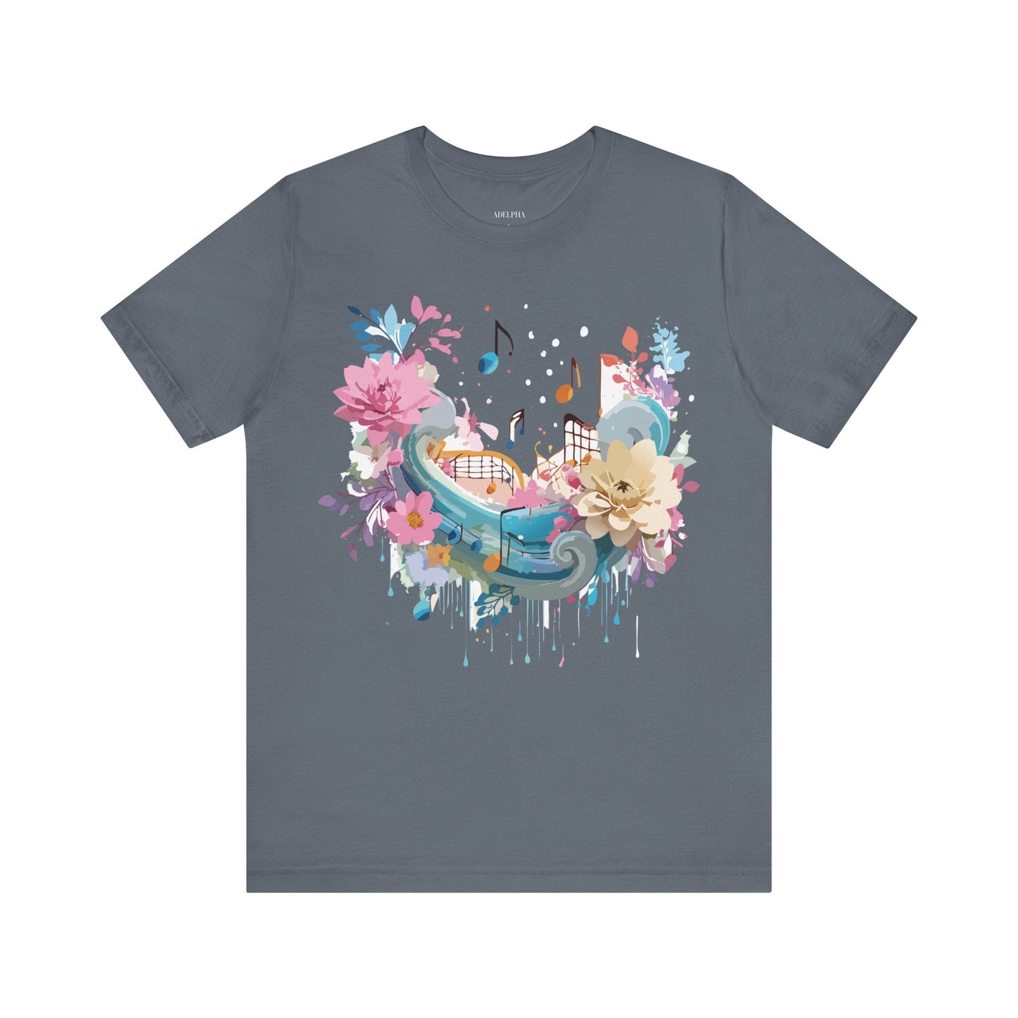 Adelpha Graphic Tee Unisex Jersey Short Sleeve Art Design Vintage Inspired Music T Shirt