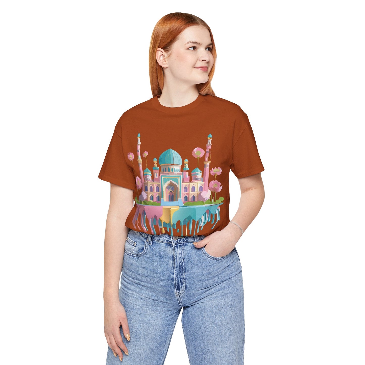 Adelpha Unisex Graphic Tee Vintage Inspired Artwork Tashkent Tourist Shirt Travel Style