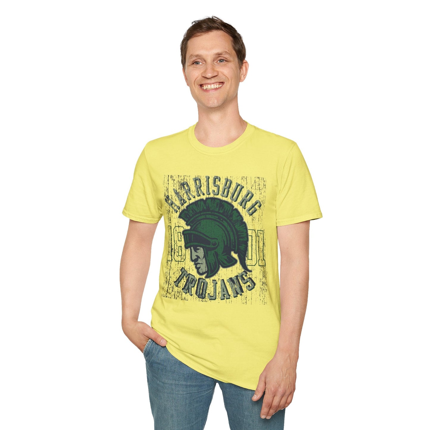 Unisex Gildan Softstyle 64000 Art Design Graphic T Shirt With Artwork Print For Everyday Wear