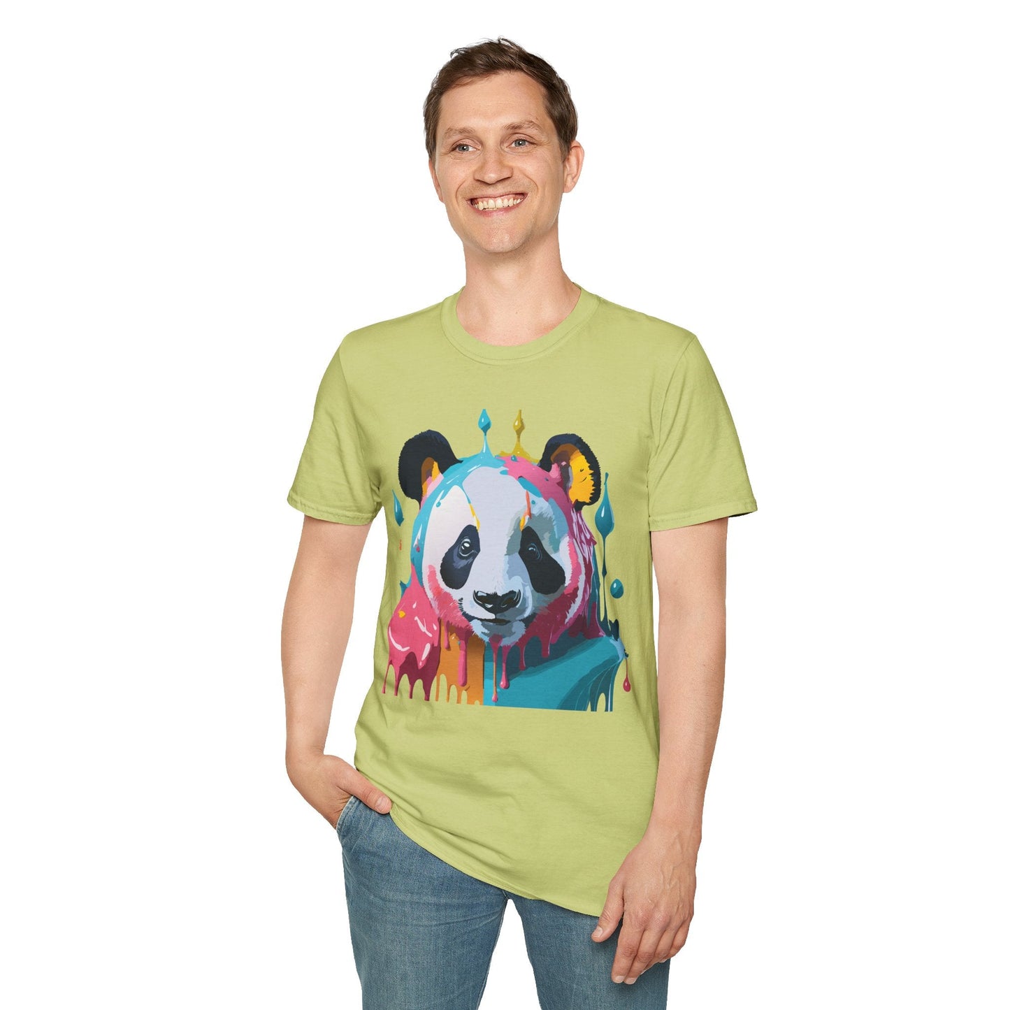 Panda Shirt Unisex T Shirt Panda Lover Gift Gildan Softstyle Tee 100 Percent Cotton