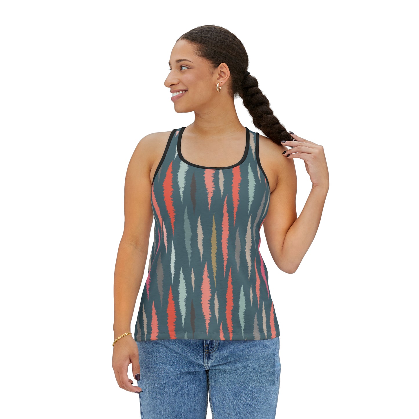 Summer Tank Top with Abstract prints