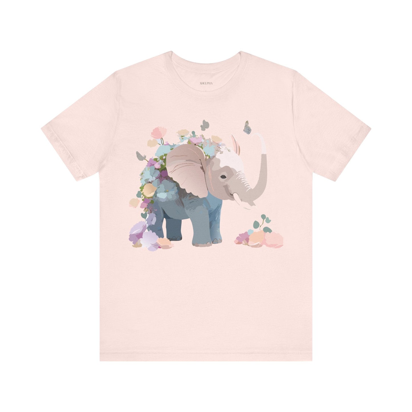 Elephant Graphic Tee Unisex Jersey Short Sleeve Art Design Adelpha Premium Vintage Inspired