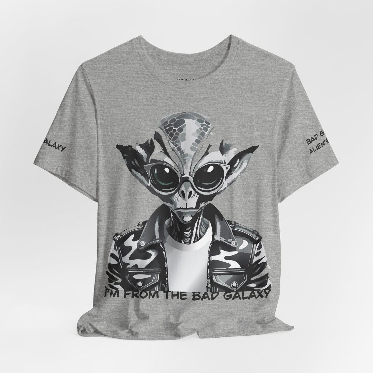 Alien Graphic Unisex Cotton Bella+Canvas Tee with Art Design b66