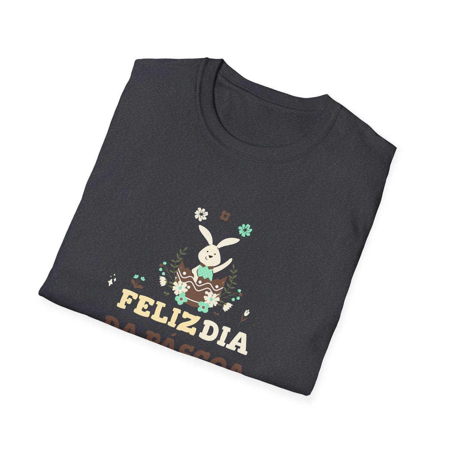 Easter Day T Shirt Unisex Softstyle Tee With Easter Design Print Gildan 64000 Comfort Fit