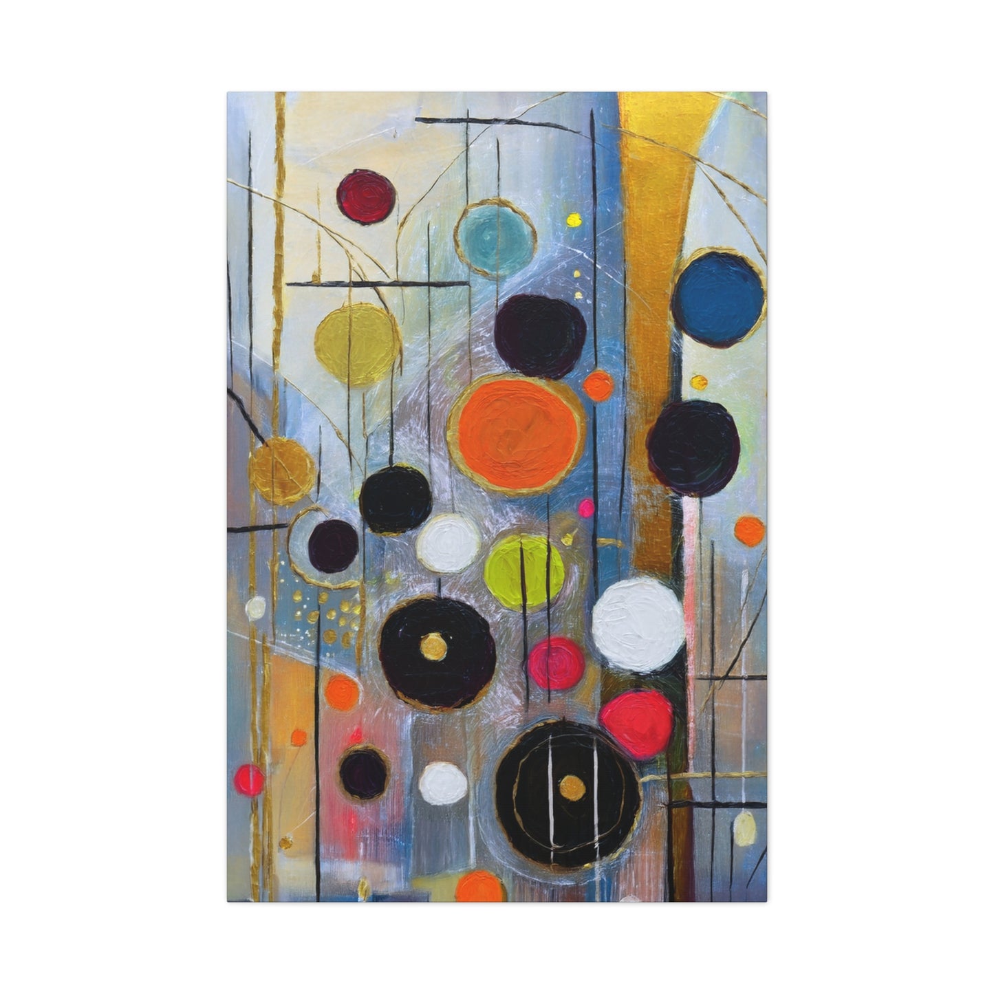 Abstract Oil Painting Print Canvas 20x24,20x30,24x30 24x32,24x36,30x40 32x48,36x48,40x60 Pine-Wood Inner Frame ABS-108