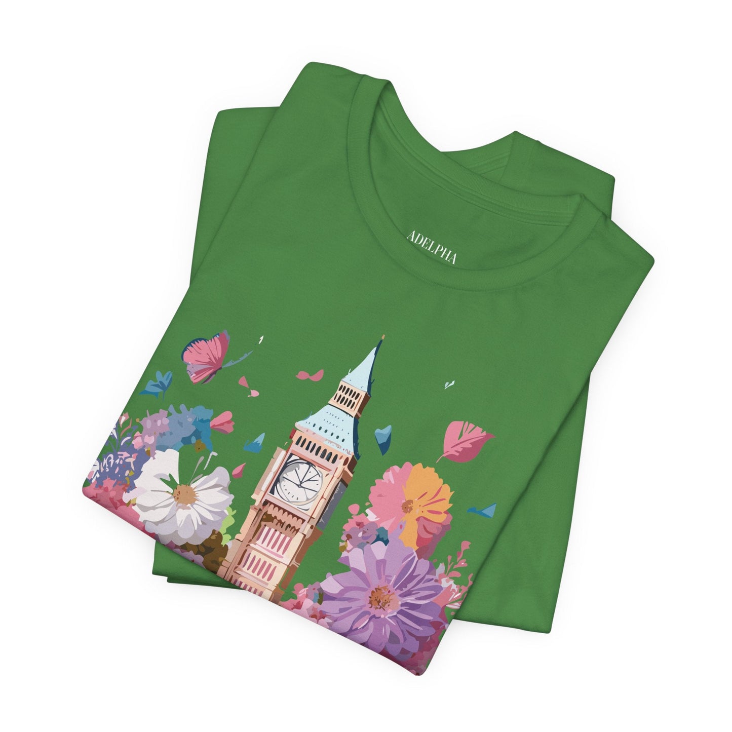 Adelpha London Tourist Shirt Unisex Graphic Tee Vintage Inspired Art Jersey Short Sleeve
