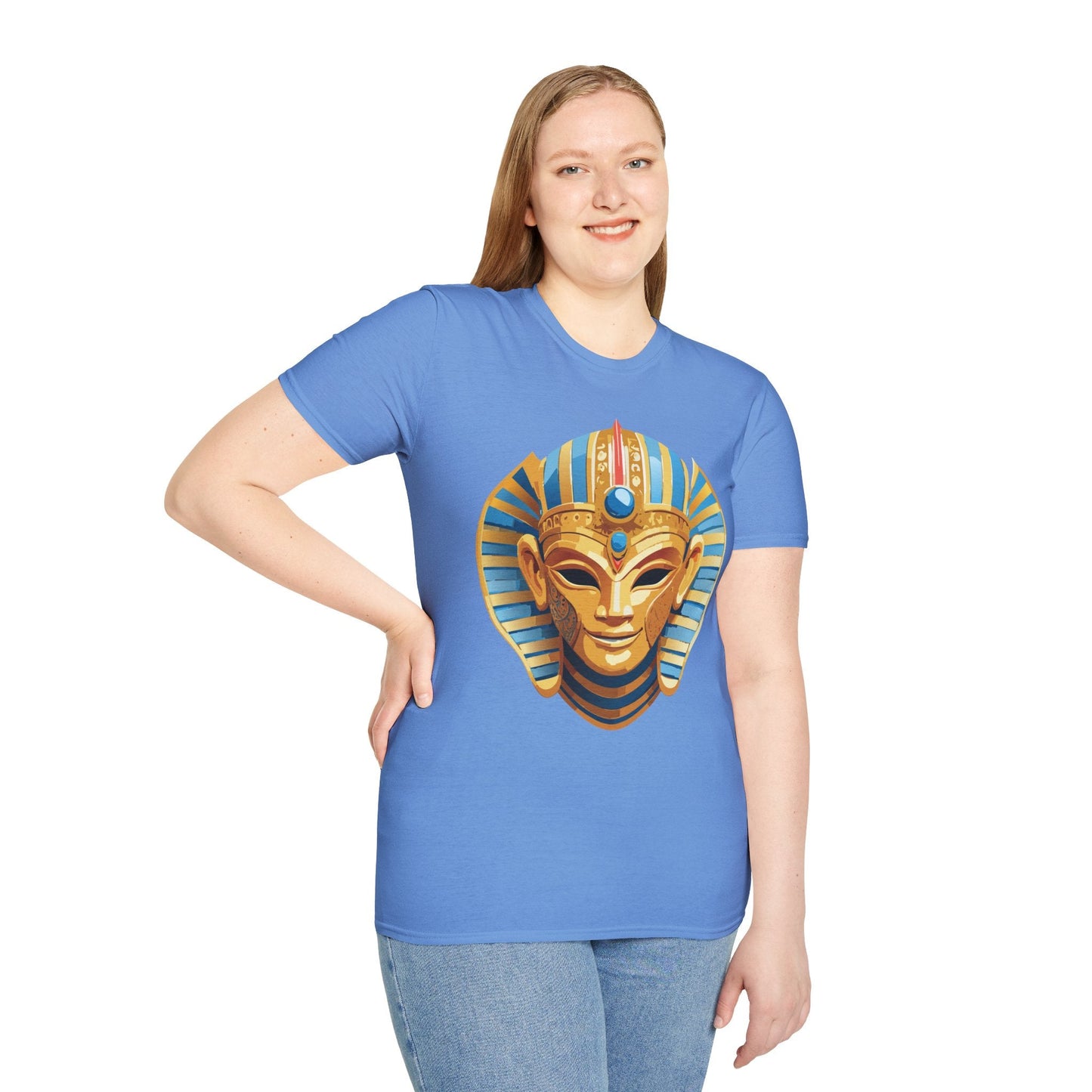 Mask Graphic Unisex Cotton Masquerade Design Artwork Tee 23