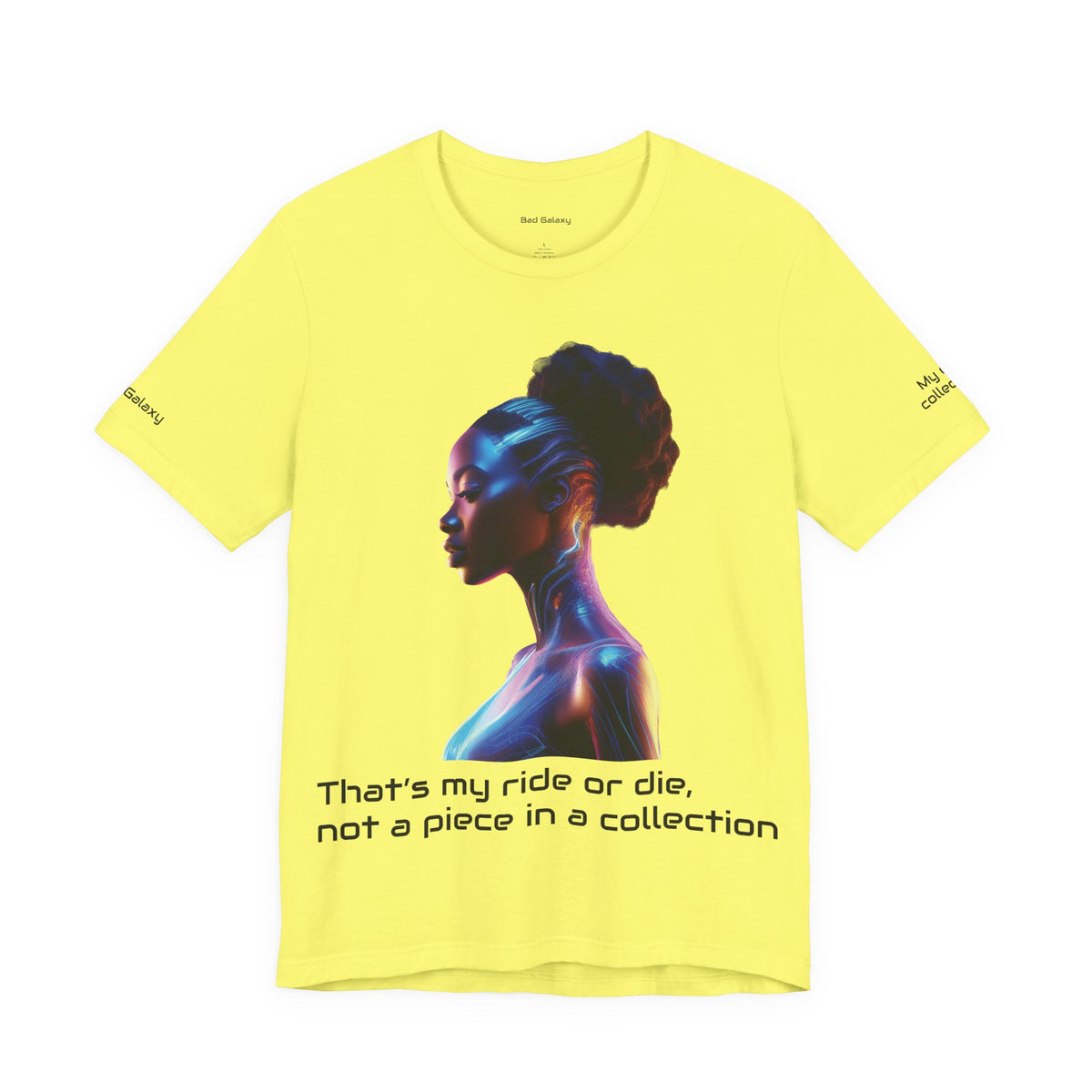 Car Graphic Unisex Cotton Bella+Canvas Tee with Art Design b16