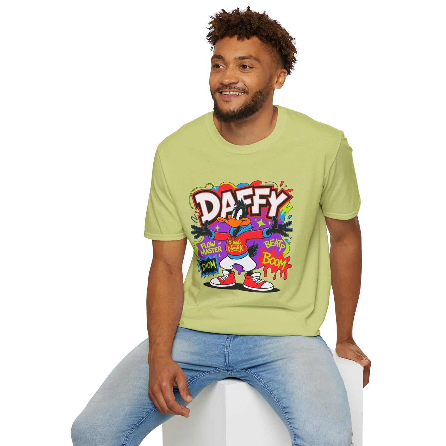 Funny Animals Cartoon T Shirt With Animation Design Gildan Softstyle 64000 Unisex Tee Collection