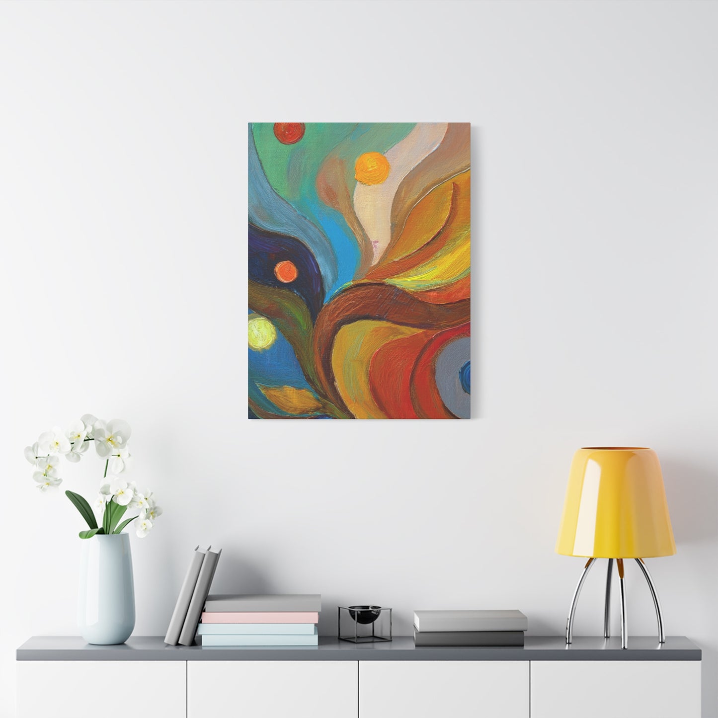 Abstract Oil Painting Print Canvas 20x24,20x30,24x30 24x32,24x36,30x40 32x48,36x48,40x60 Pine-Wood Inner Frame ABS-91