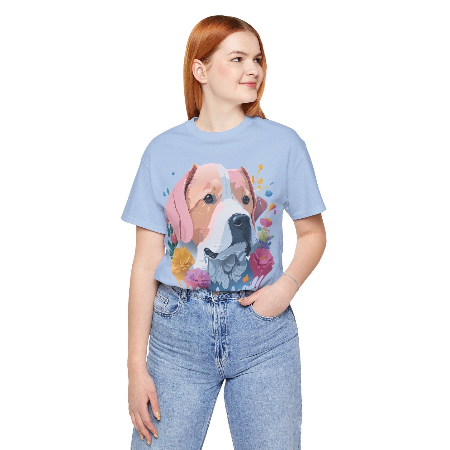 Dog Graphic Unisex 100 Cotton T-Shirt 10