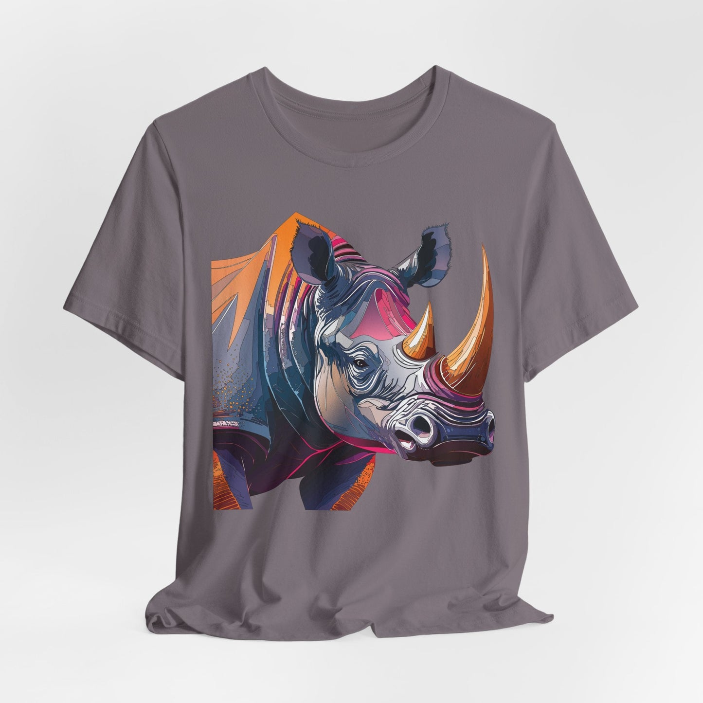 Unisex Animal Print Tee Shirt Featuring Wild Animals Art Design For Everyday Wear