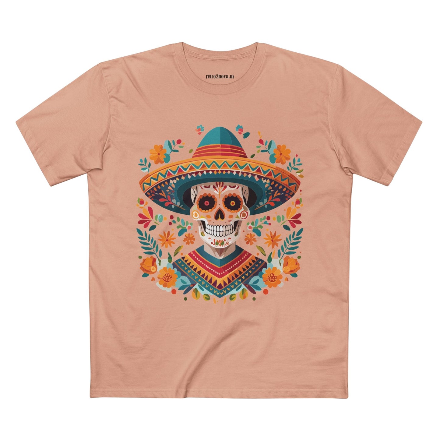 Skull Shirt Skeleton Tee Unisex Premium Cotton Art Design SS 40 Retro2Nova Collection
