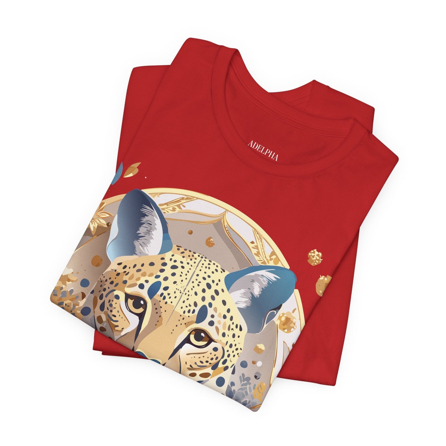 Adelpha Medallion Graphic Tee Unisex Short Sleeve Vintage Inspired Art Design Premium Cotton Jersey