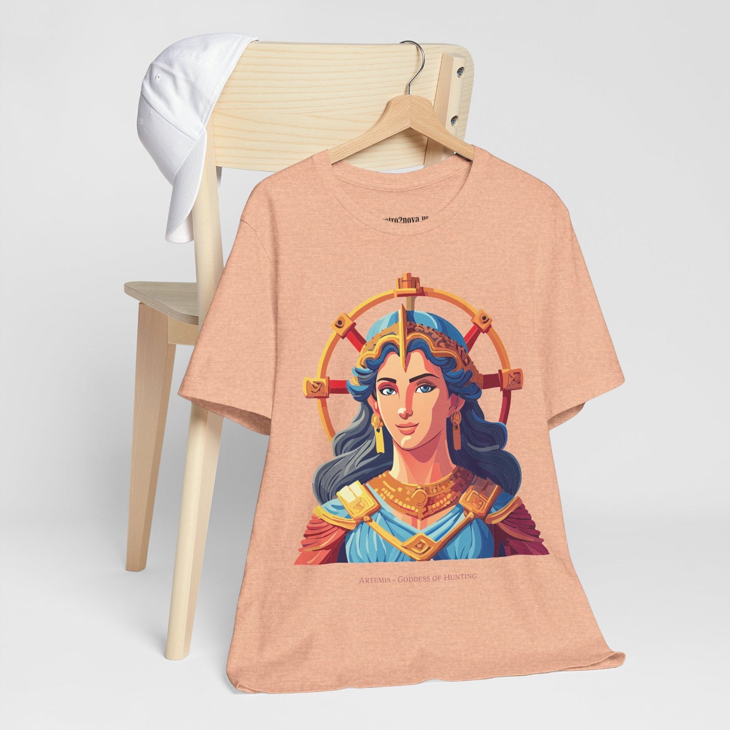 Artemis Goddess Shirt Unisex Graphic Tee Vintage Inspired Artwork by Retro2Nova Collection